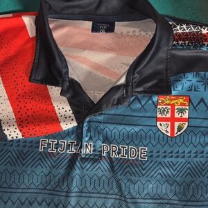 Men's Blue Rugby Jersey